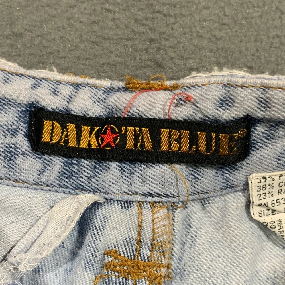Dakota Blue 90s Light Acid Wash Long Denim Shorts Women's Size‎ 5 VTG Hong Kong